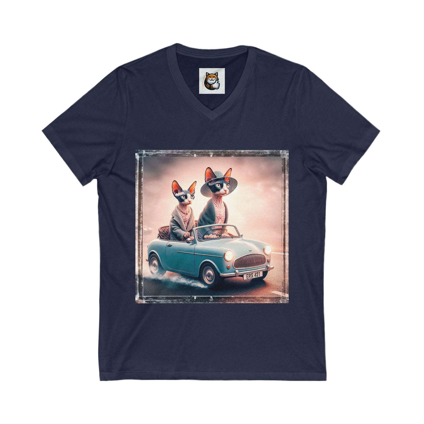 Cornish Rex Cat   Cruising Sleeve  Tee