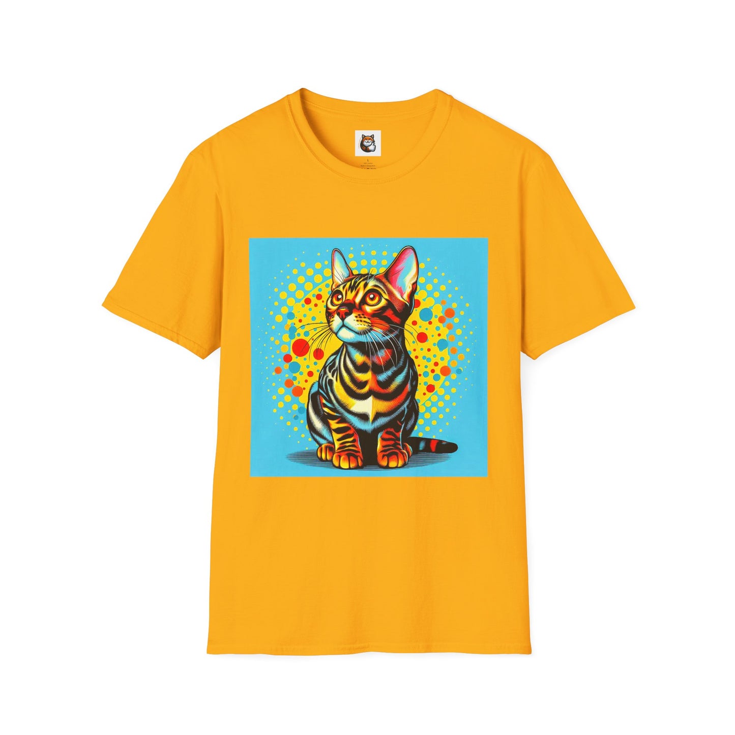 Bengal Unisex spots anf stripes  colors Softstyle T-Shirt