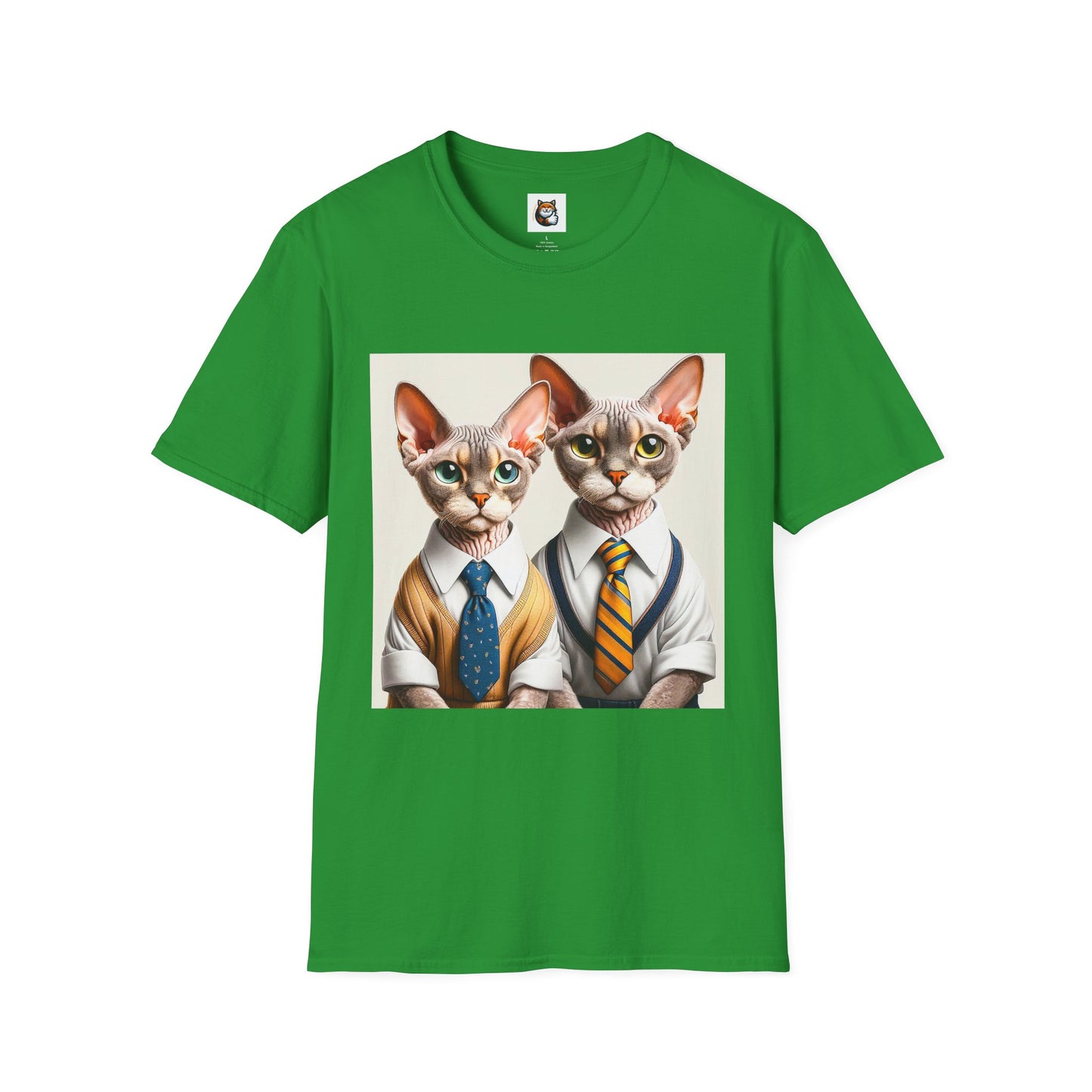Devon Rex Cat suits Softstyle T-Shirt