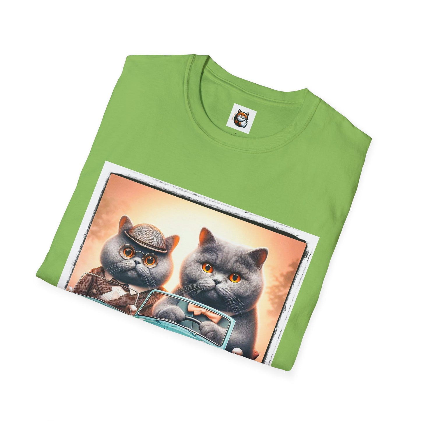 Wacky British Shorthair Unisex Softstyle T-Shirt
