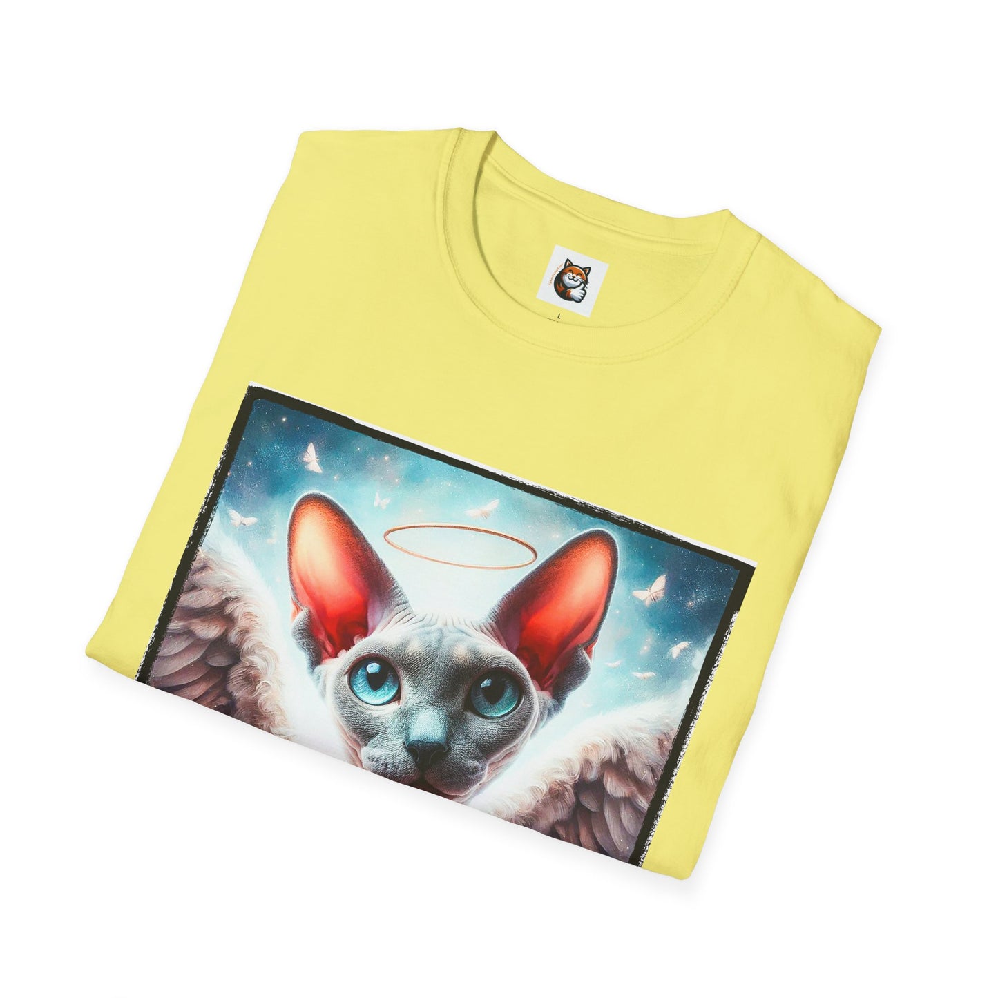 Cornish Rex Cat heavenly Angel  T-Shirt