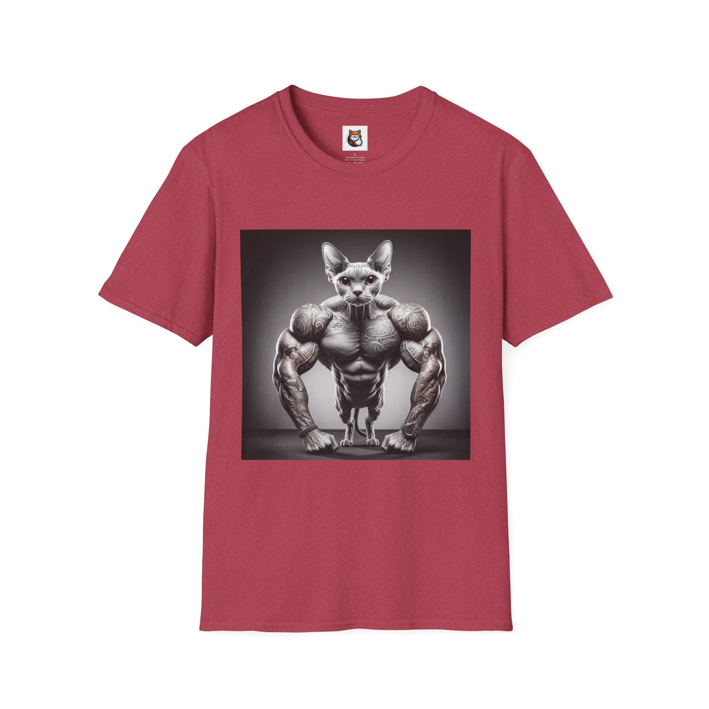 Devon Rex Cat Unisex Softstyle T-Shirt