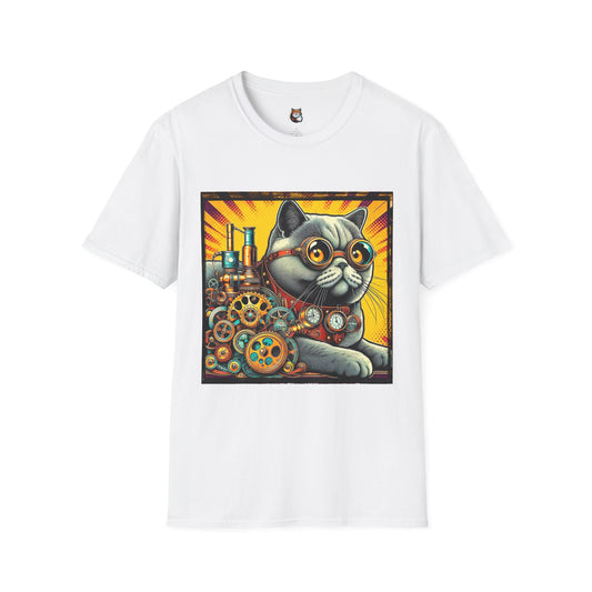 British Shorthair steam punk Softstyle T-Shirt