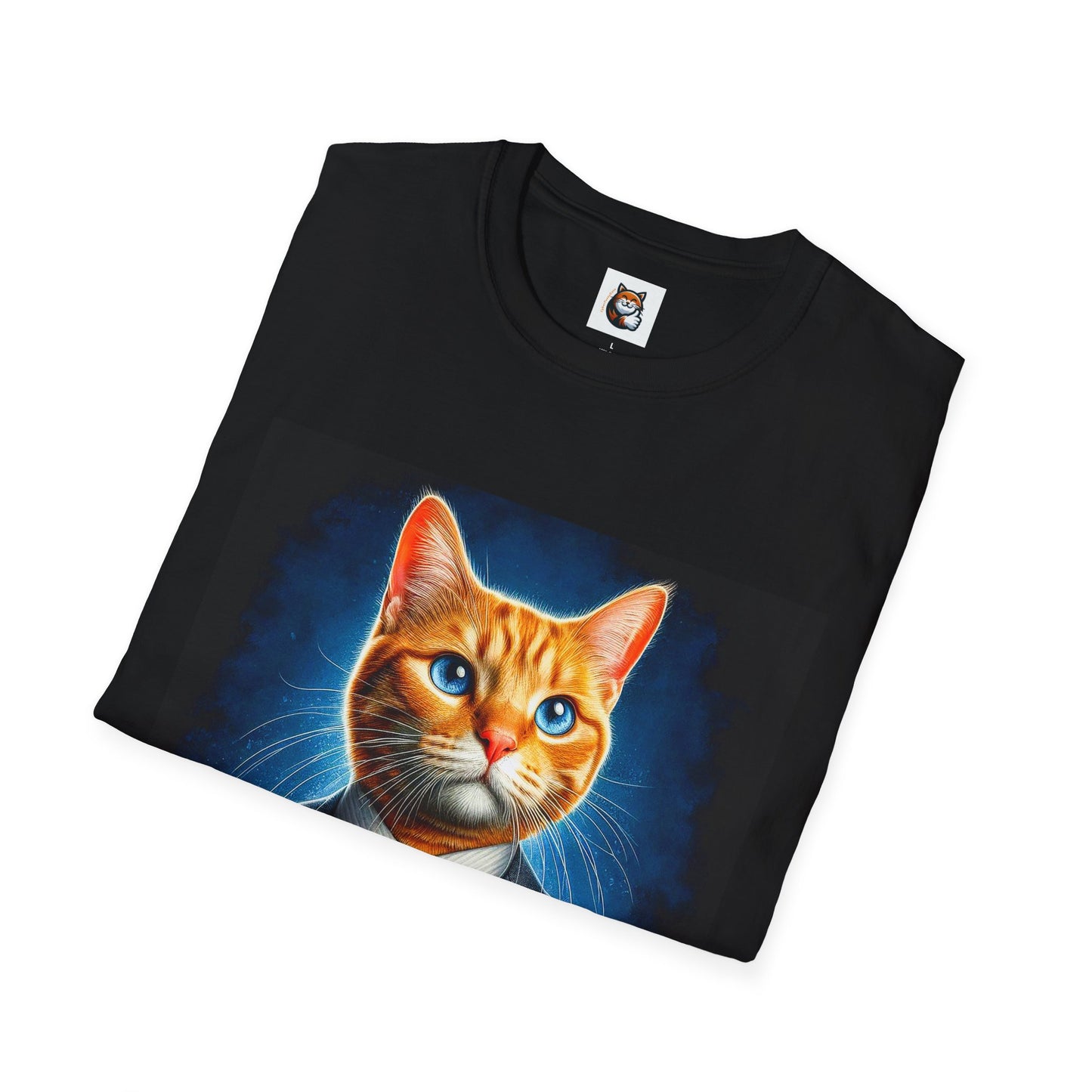 Domestic Cat Unisex suit and tie T-Shirt