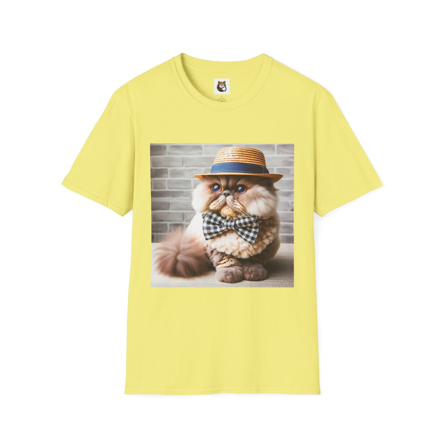 Selkirk Rex Cat T-Shirt hat and bow tie