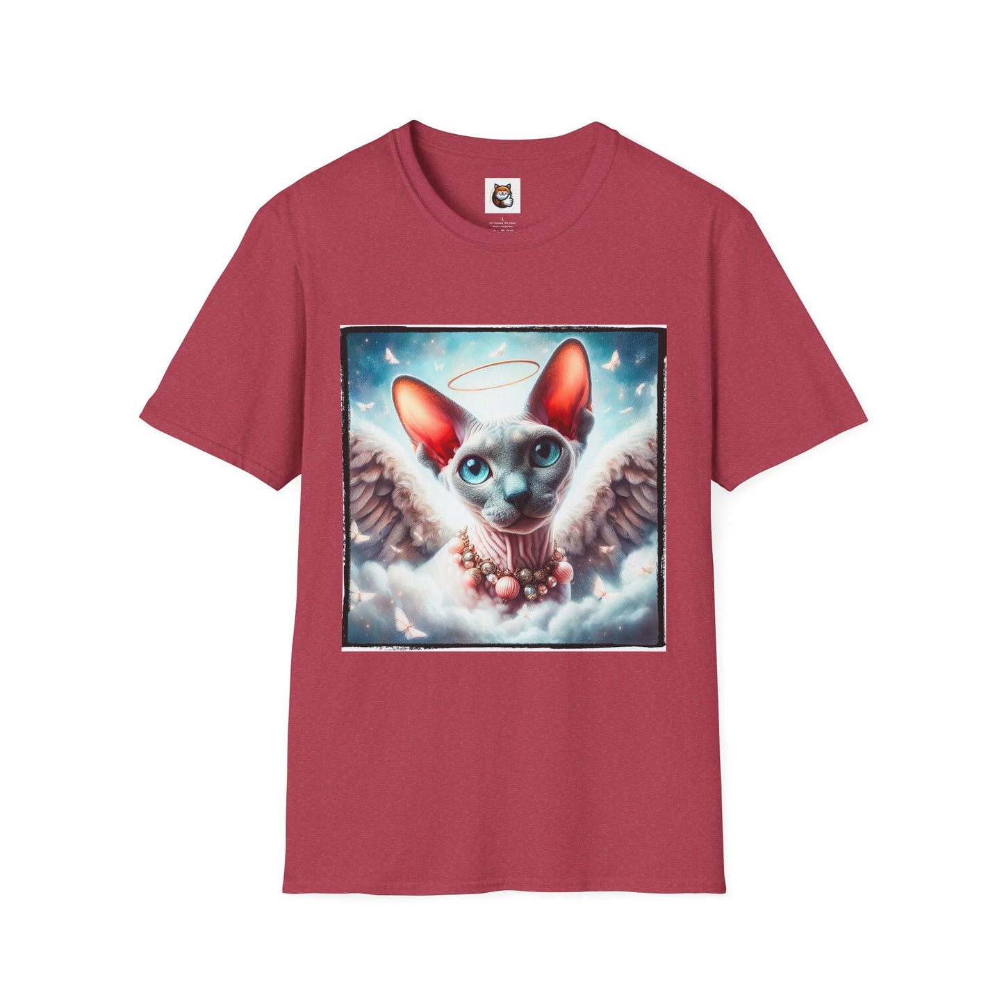 Cornish Rex Cat heavenly Angel  T-Shirt