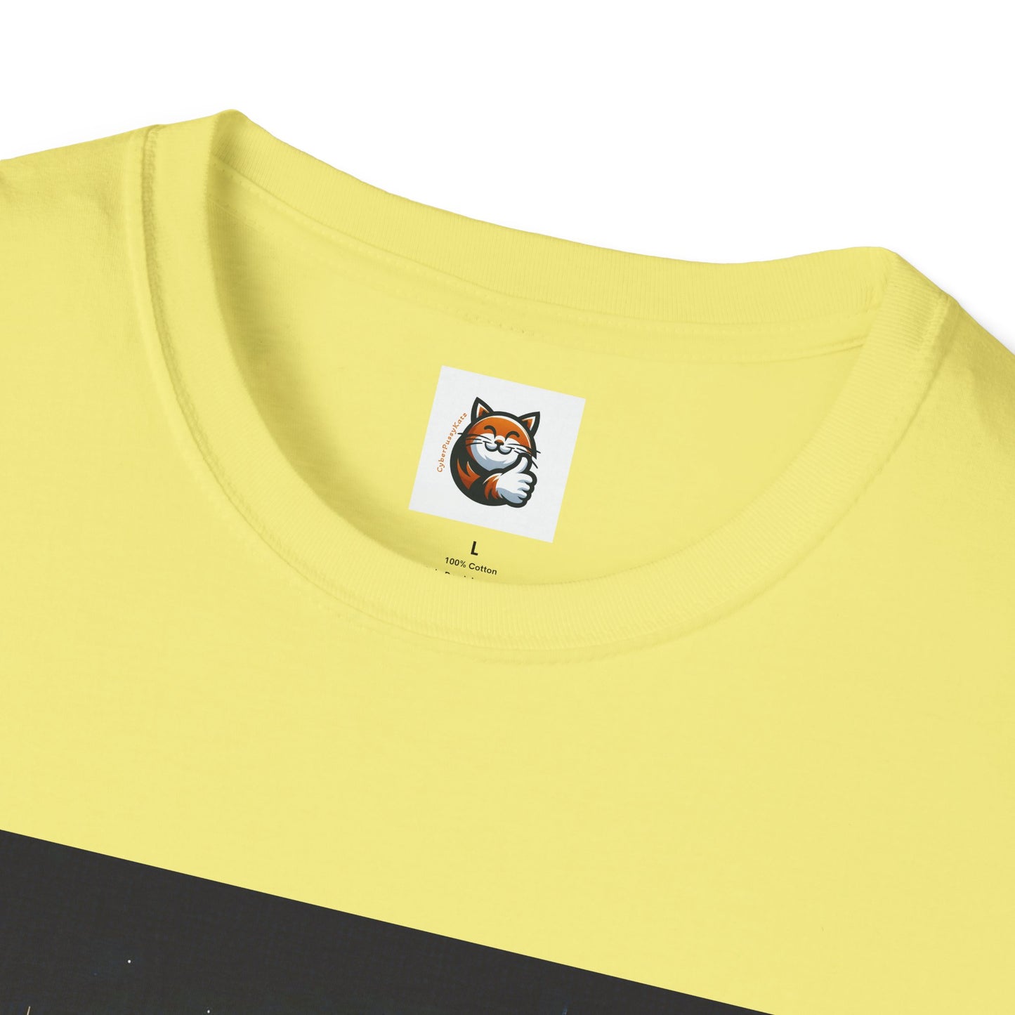 Wacky Domestic Cat Unisex Softstyle T-Shirt
