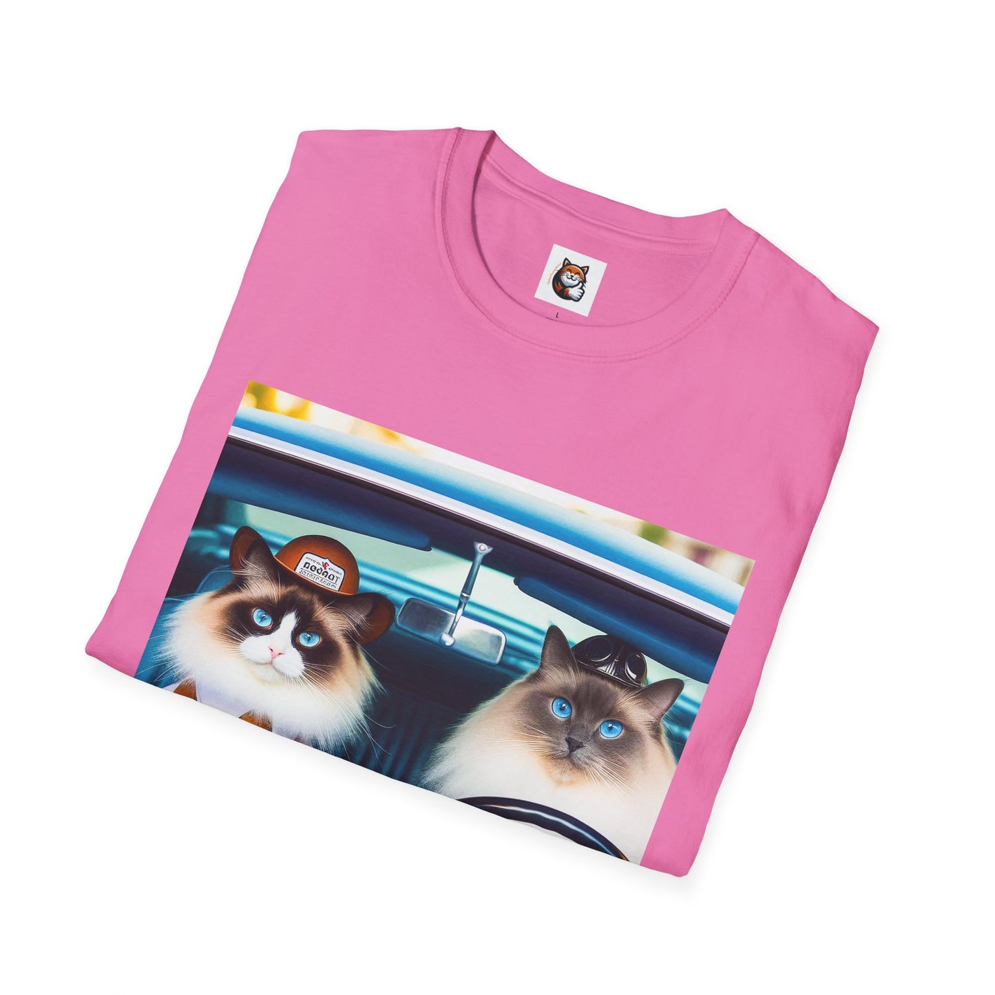 Wacky Ragdoll fun couple driving T-Shirt
