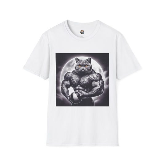 Exotic Shorthair Cat Unisex Softstyle T-Shirt