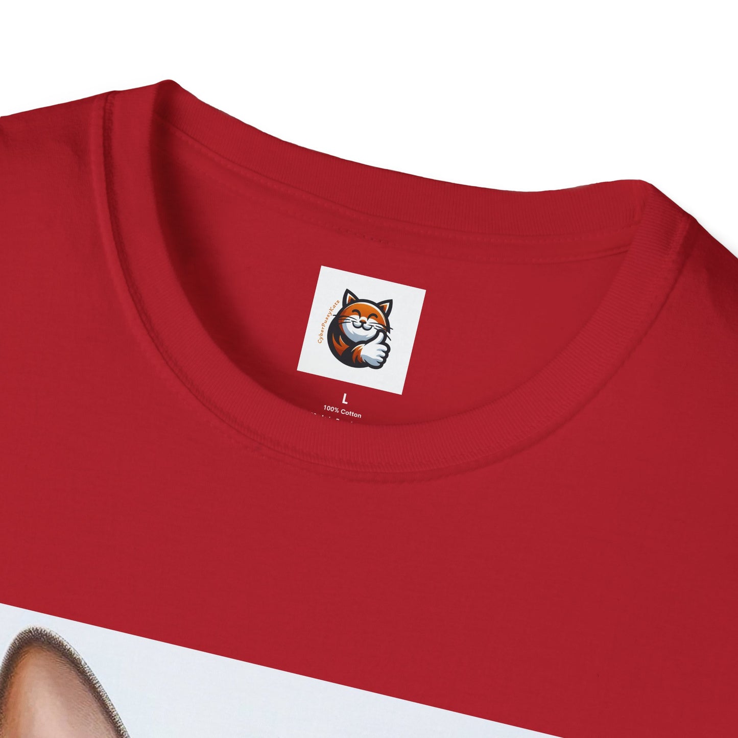 Devon Rex Cat business man Softstyle T-Shirt