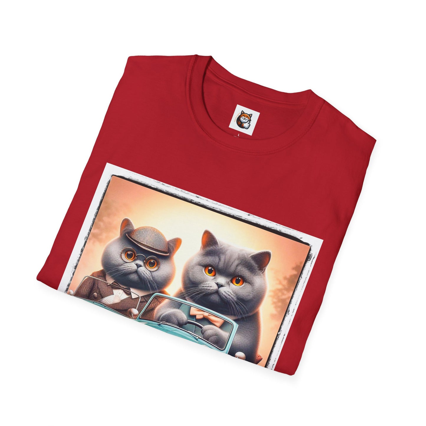 Wacky British Shorthair Unisex Softstyle T-Shirt