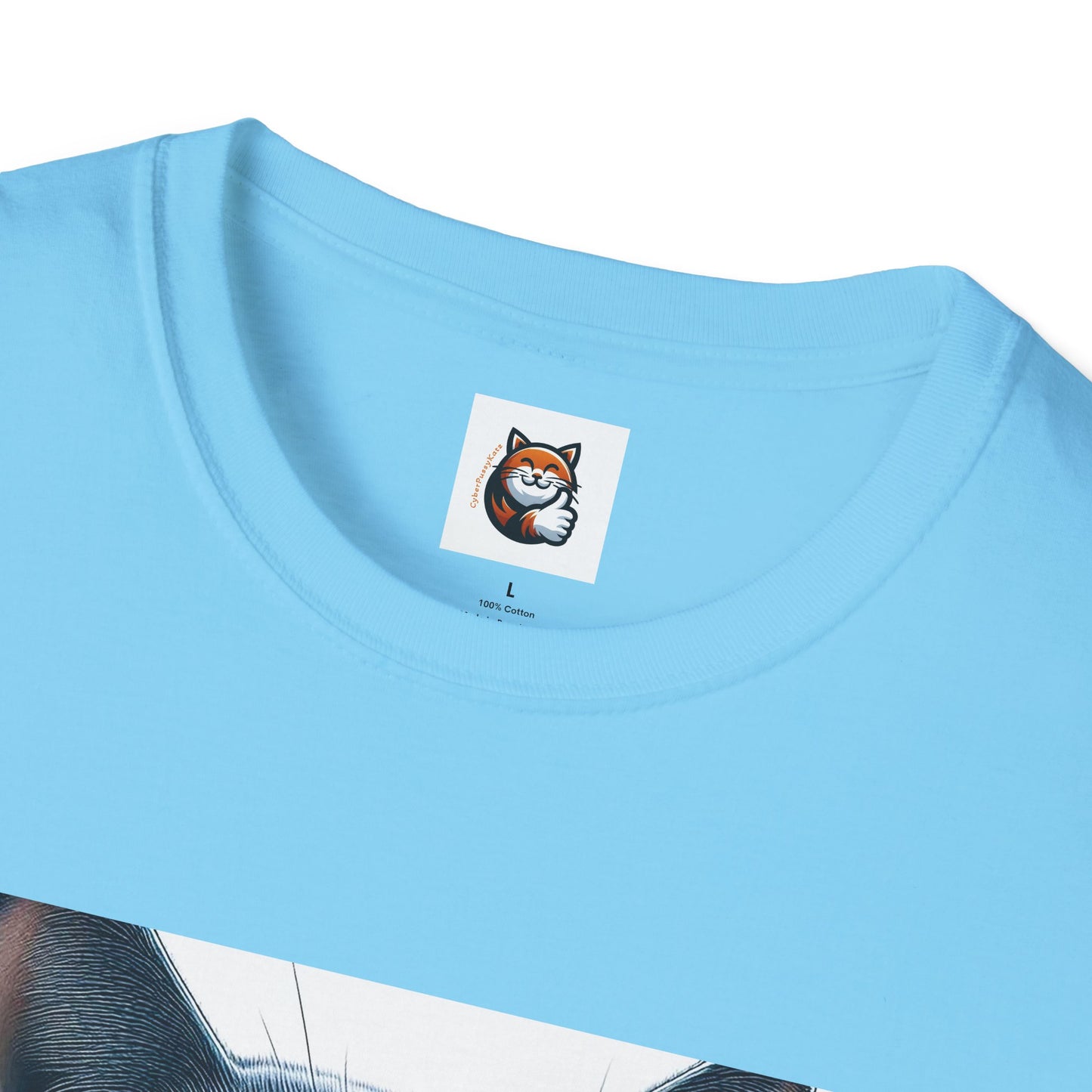 Russian Blue Cat suit and tie  T-Shirt