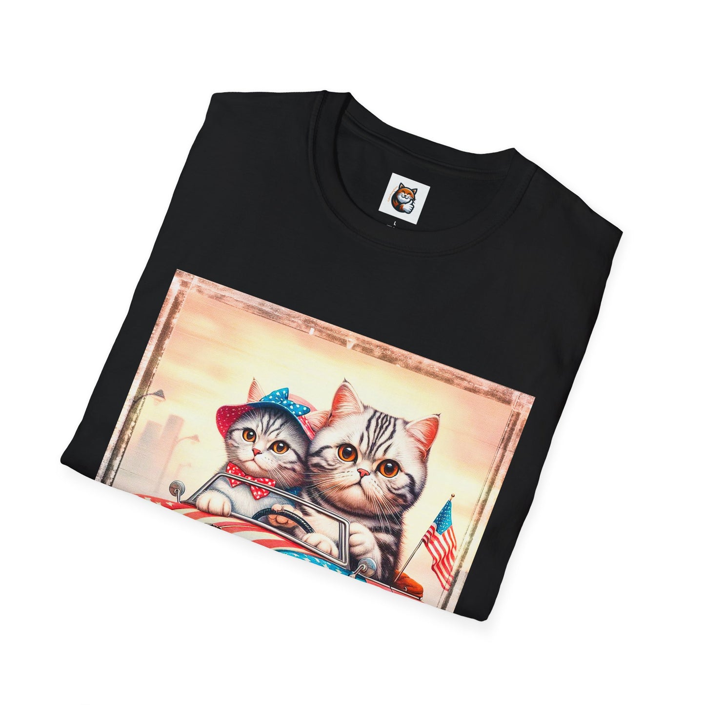 Wacky American Shorthair Unisex Softstyle T-Shirt
