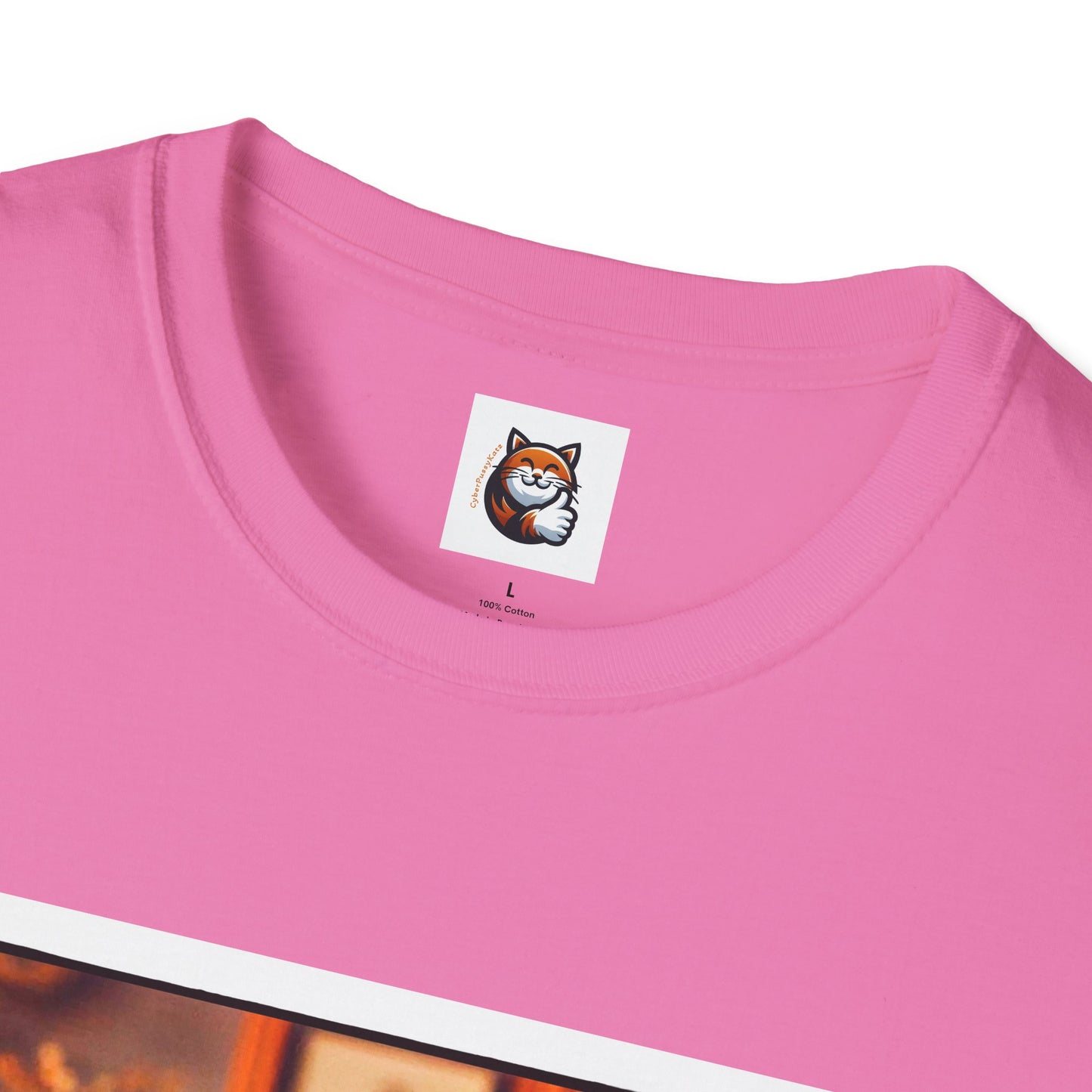 Devon Rex bow and tie Unisex Softstyle T-Shirt