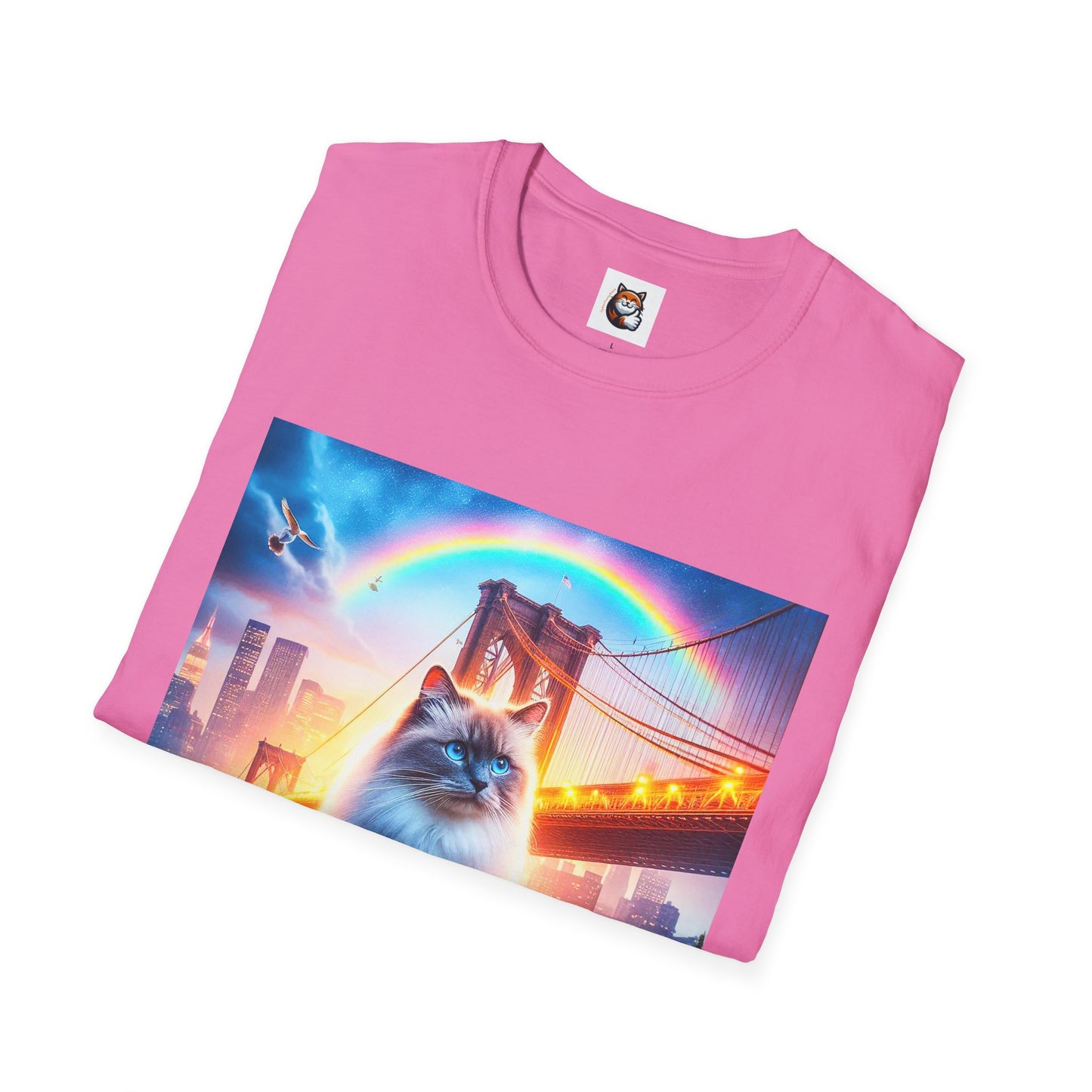 Ragdoll Unisex  rainbow bridge T-Shirt