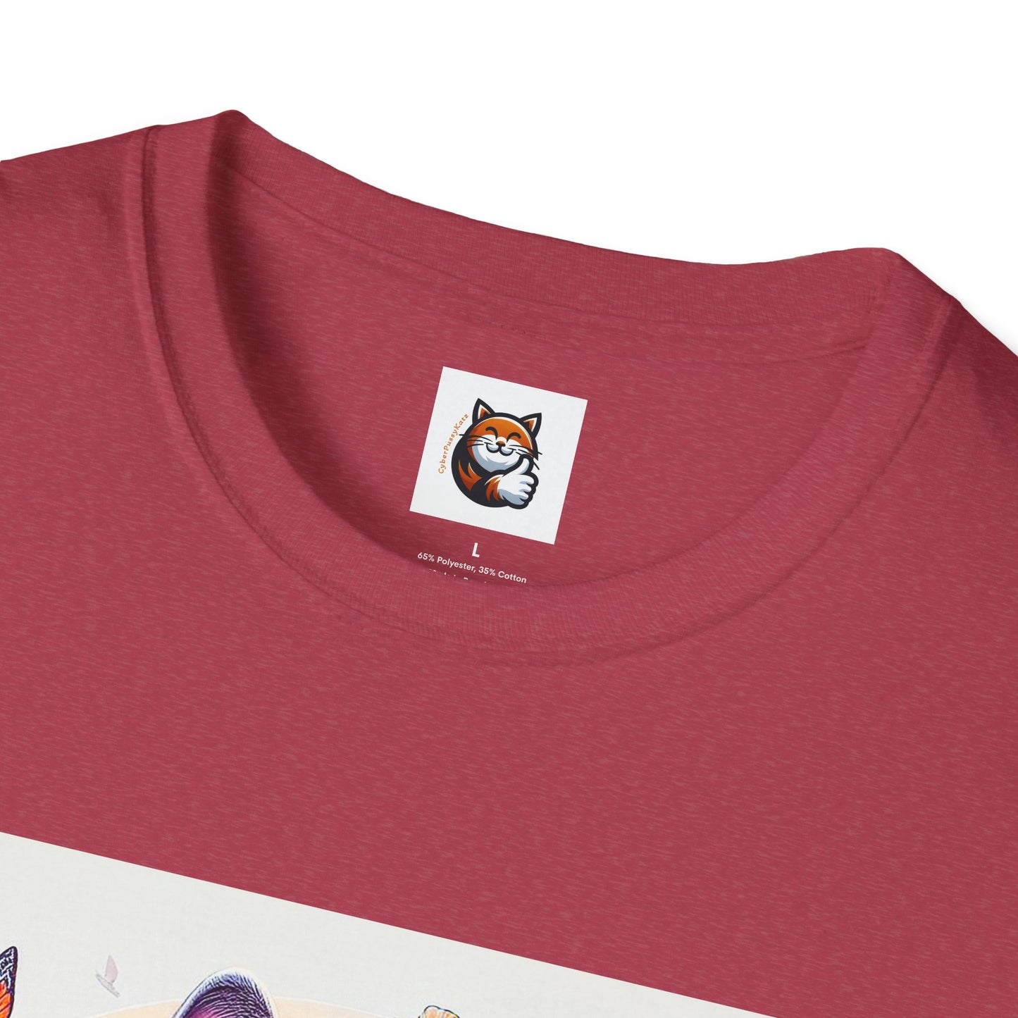 British Shorthair surf board Softstyle T-Shirt