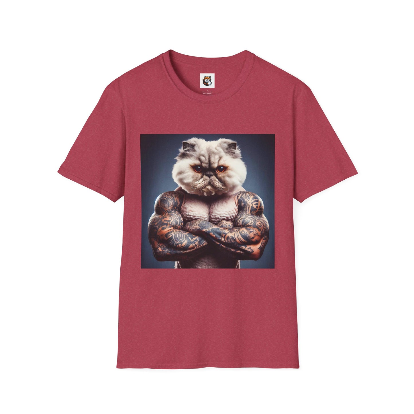 Selkirk Rex Cat T-Shirt - gym day