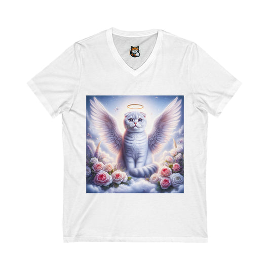 Scottish Fold Cat white Angel