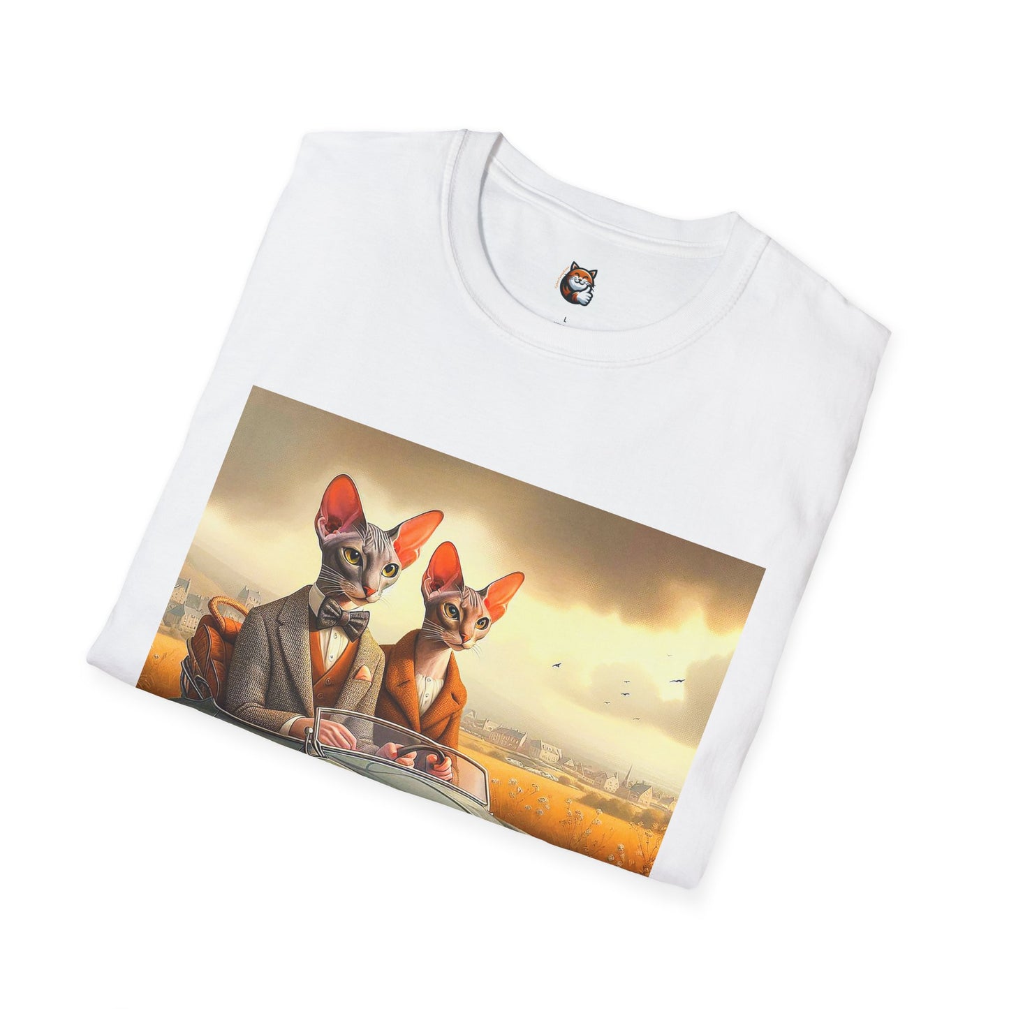 Wacky Oriental Shorthair Unisex Softstyle T-Shirt
