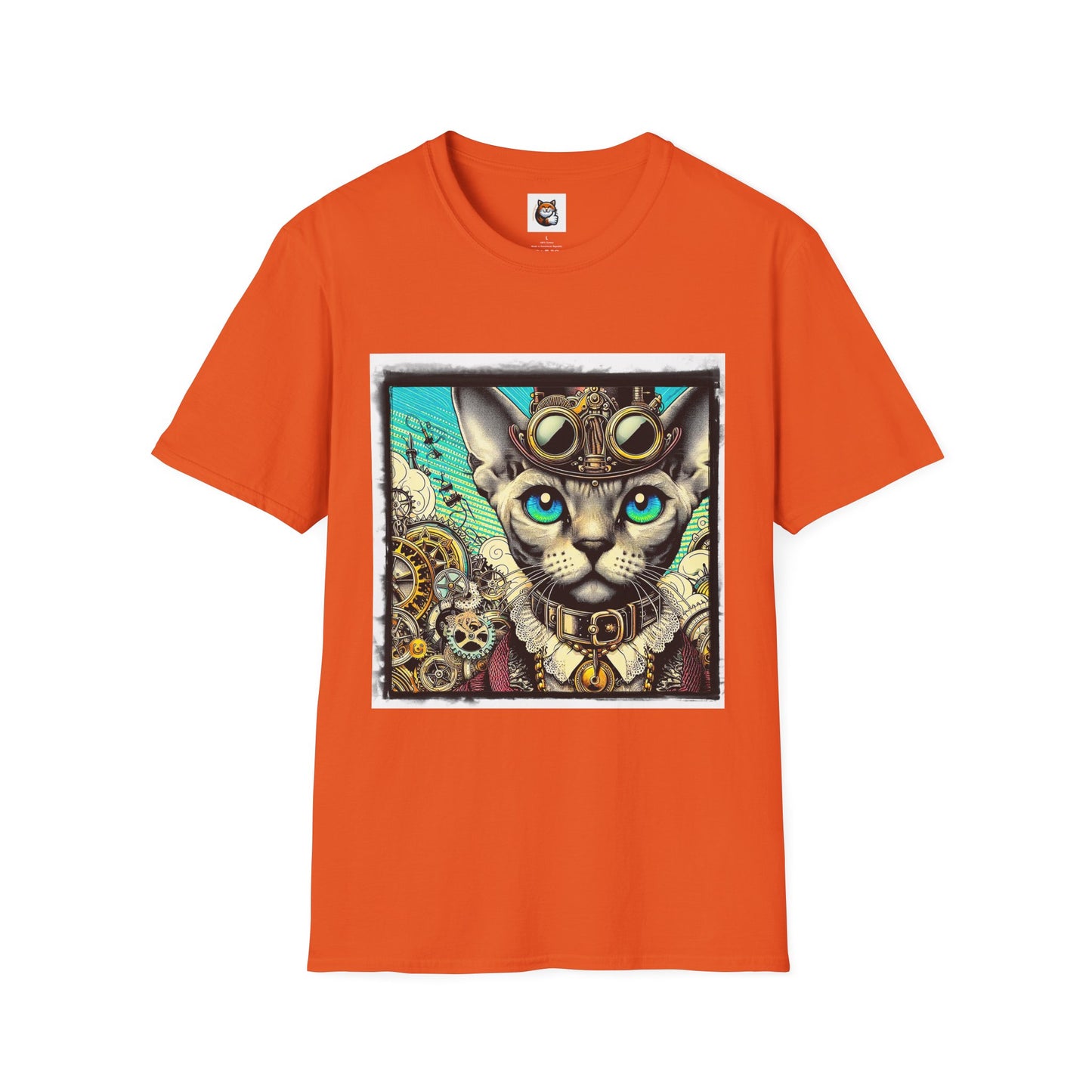 Devon Rex Cat Unisex Softstyle T-Shirt