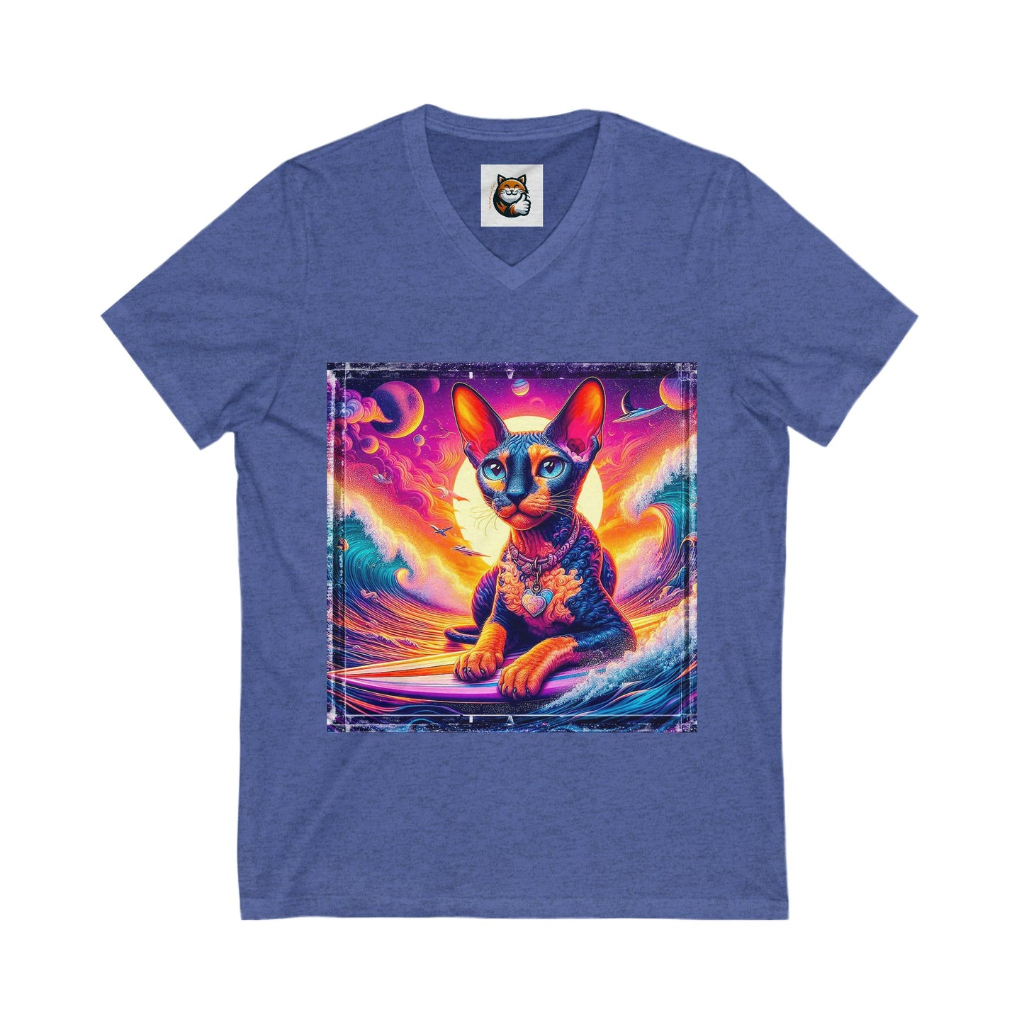 Cornish Rex Cat pretty sunset shirt