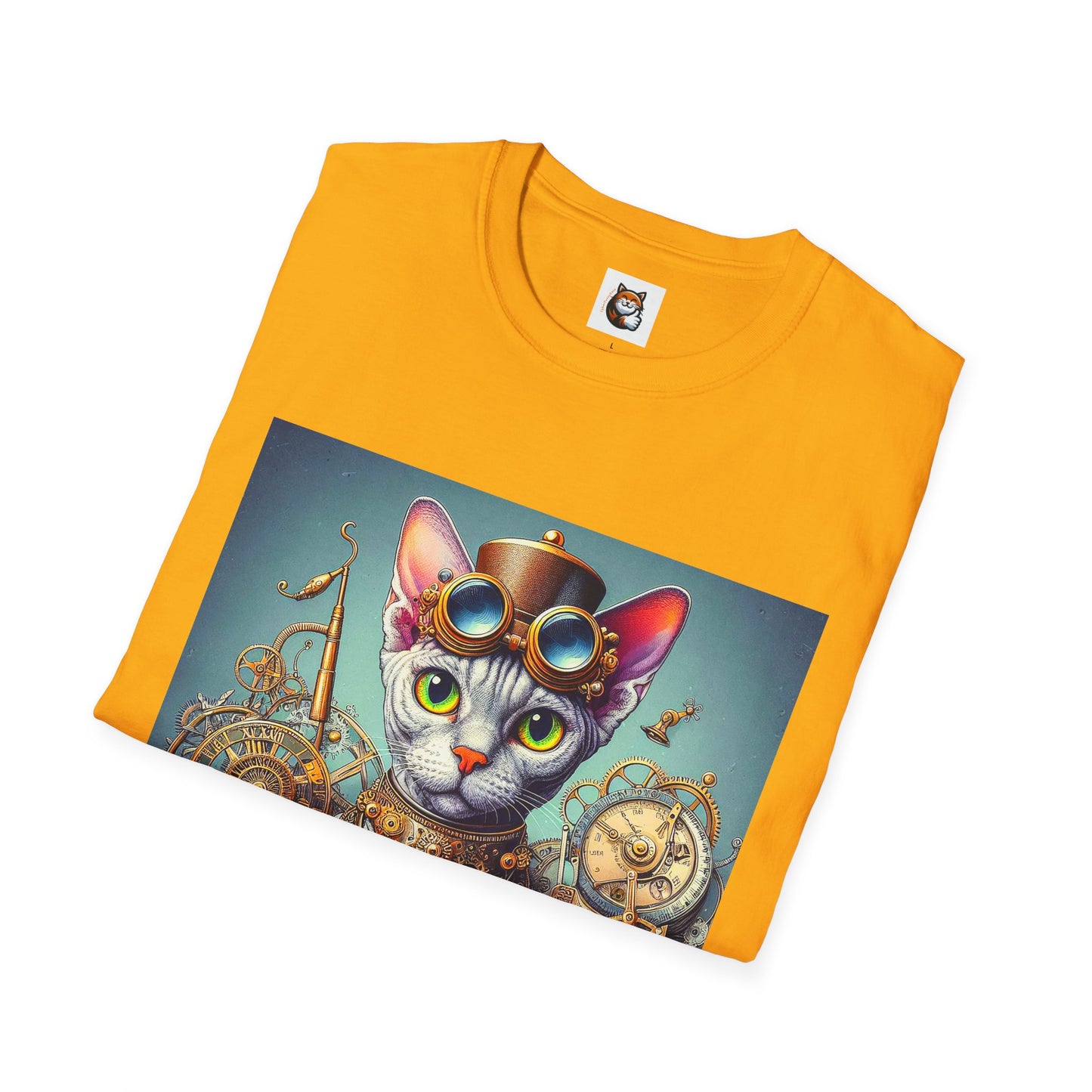Devon Rex Cat Unisex Softstyle T-Shirt