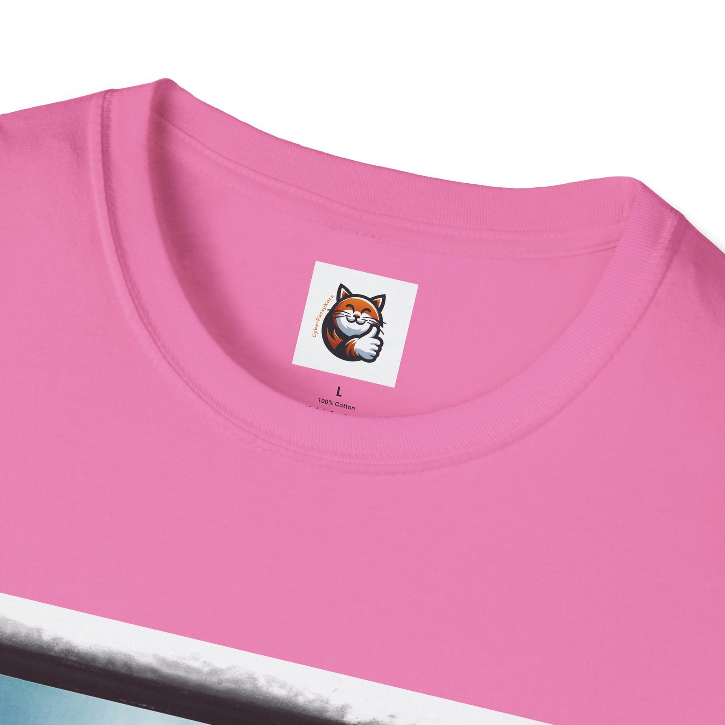 Cornish Rex Cat hat and bow tie Softstyle T-Shirt