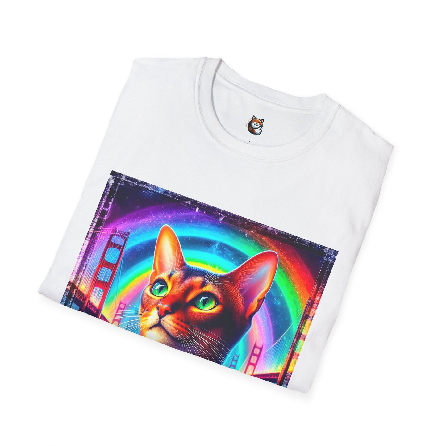 Abyssinian rainbow Softstyle T-Shirt