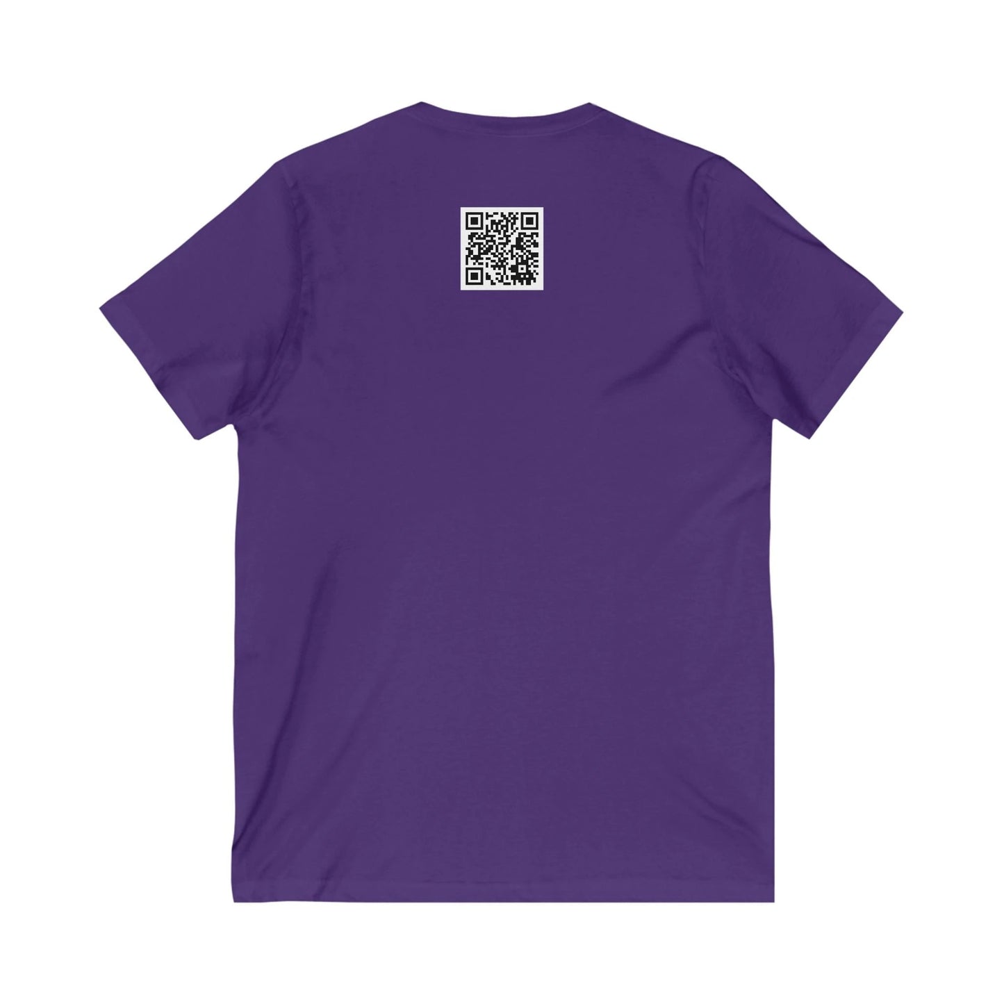 Cornish Rex Cat Unisex Jersey Short Sleeve V-Neck Tee by Printify