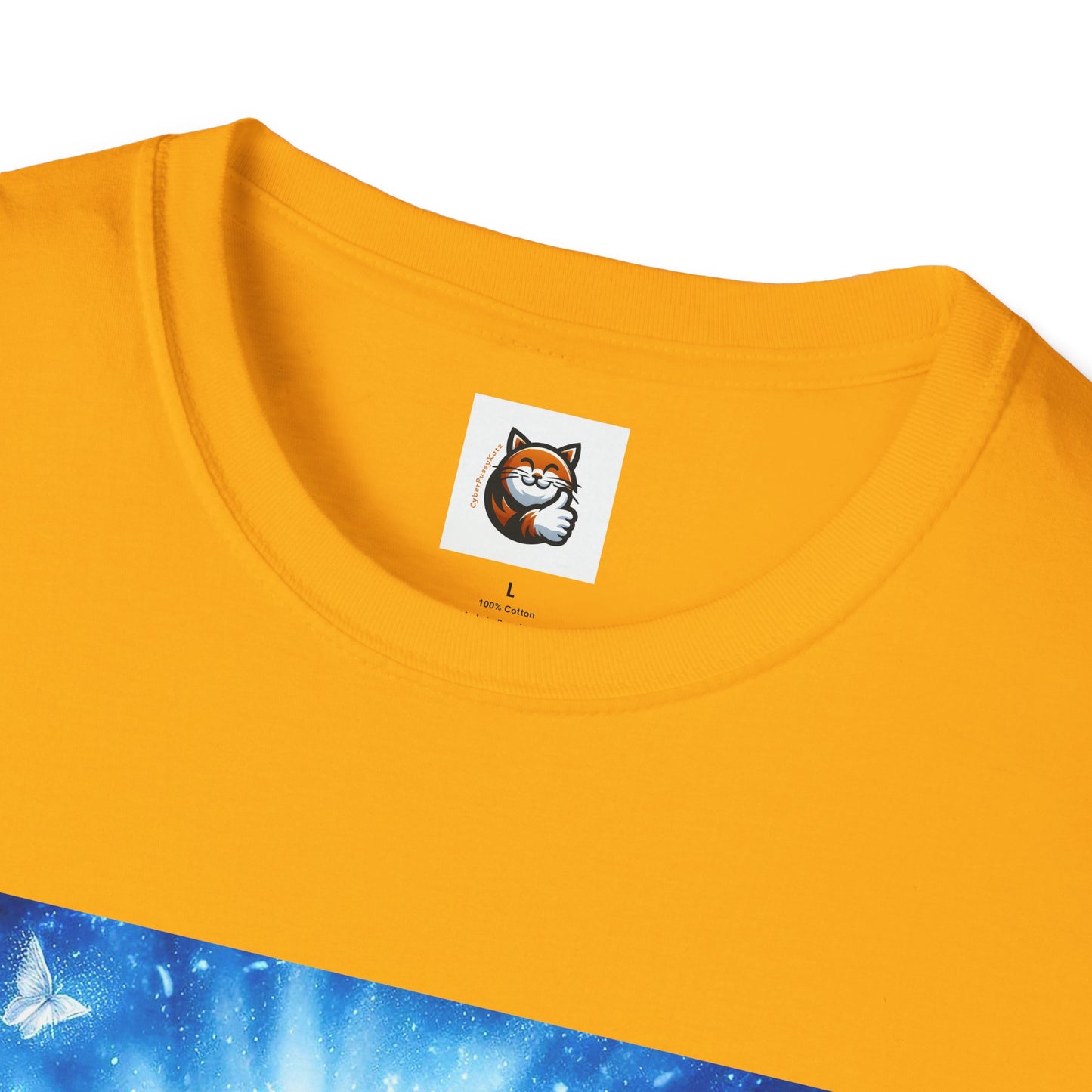 Russian Blue Cat Unisex Softstyle T-Shirt