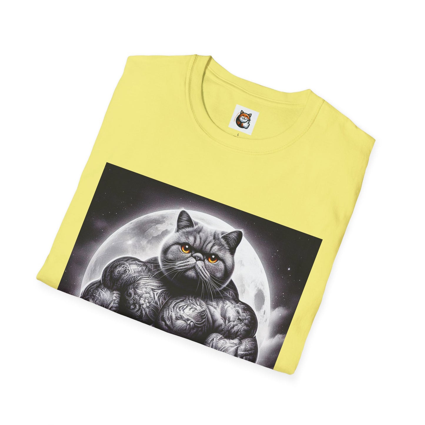 Exotic Shorthair Cat Unisex Softstyle T-Shirt