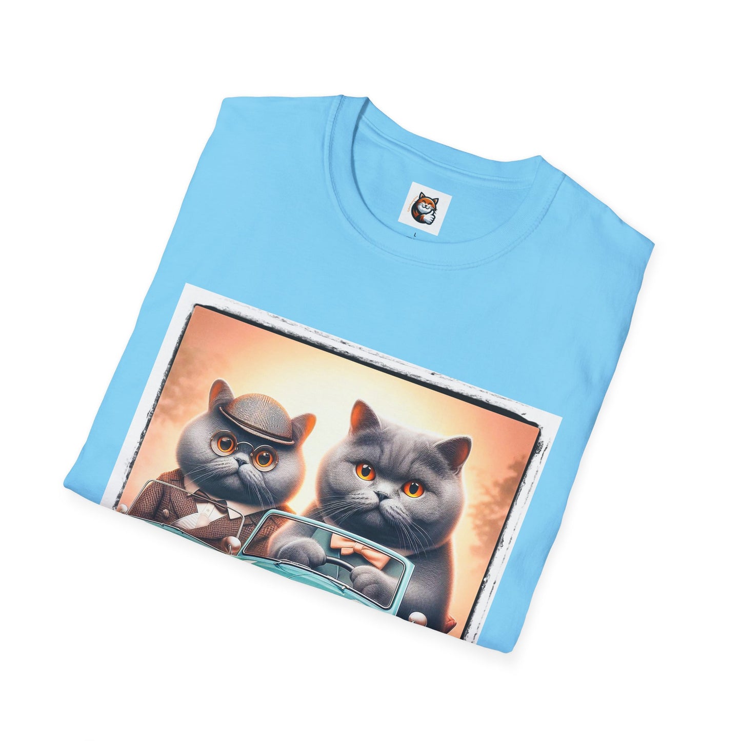 Wacky British Shorthair Unisex Softstyle T-Shirt