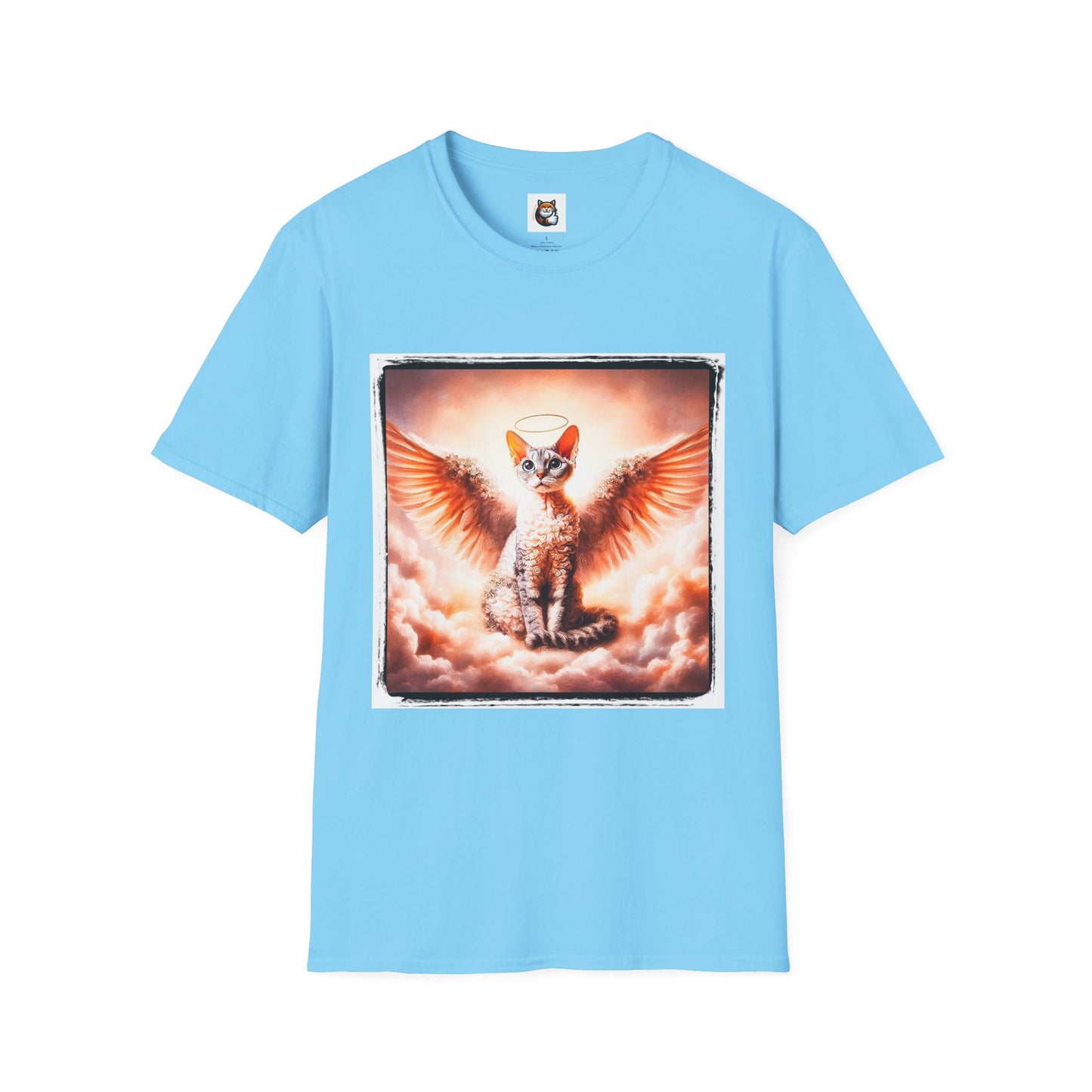 Devon Rex Cat Unisex Softstyle T-Shirt