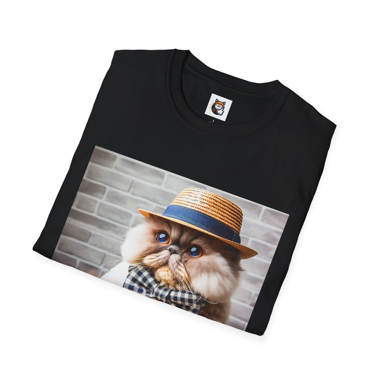 Selkirk Rex Cat T-Shirt hat and bow tie