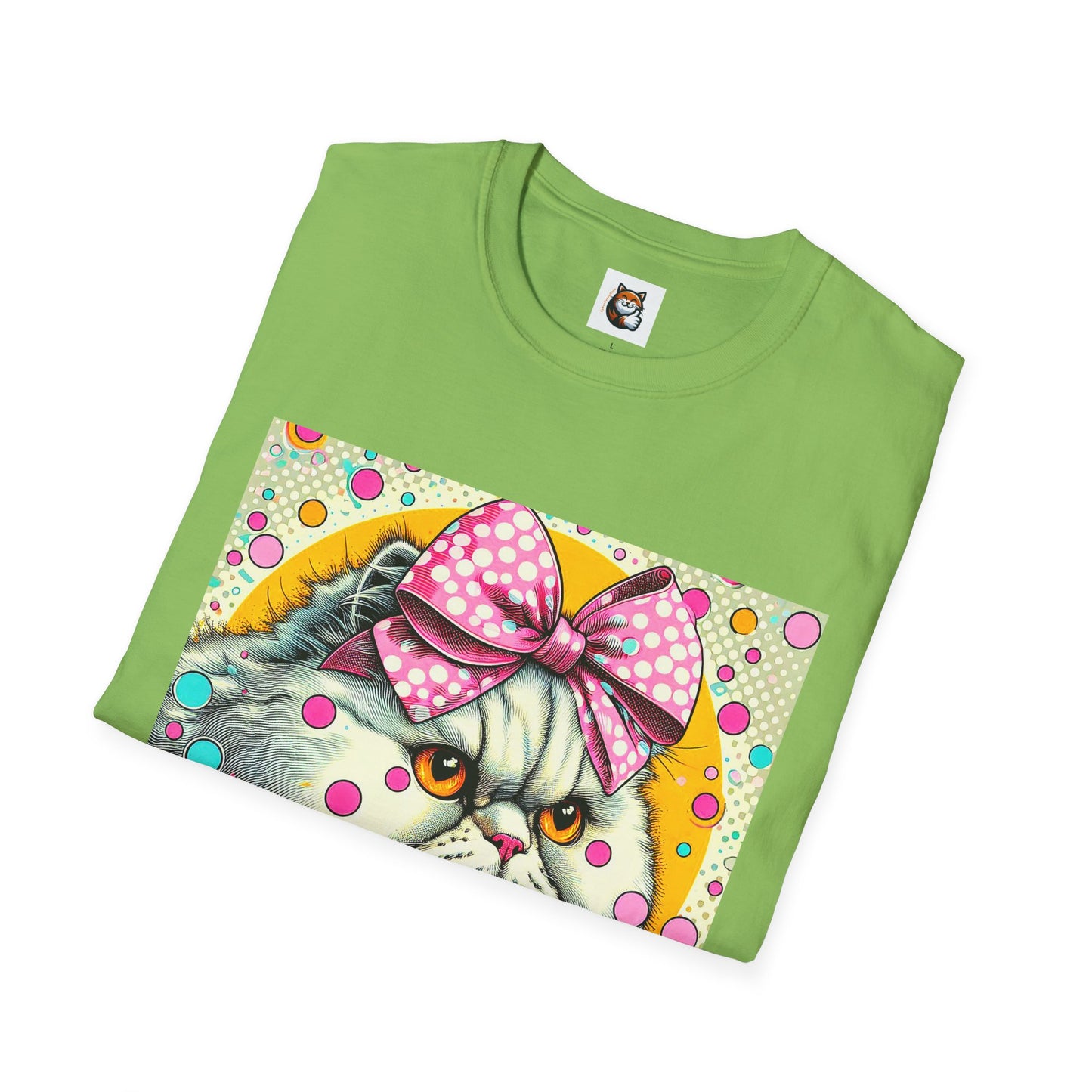 Selkirk Rex Cat T-Shirt angry princess