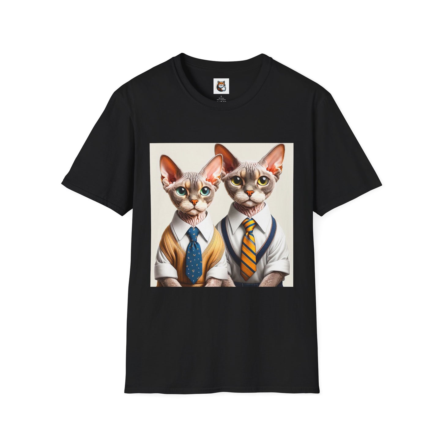 Devon Rex Cat suits Softstyle T-Shirt