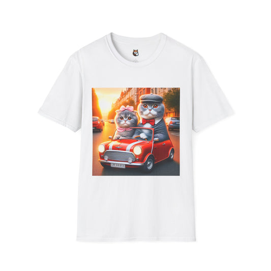 Scottish Fold tiny car  T-Shirt