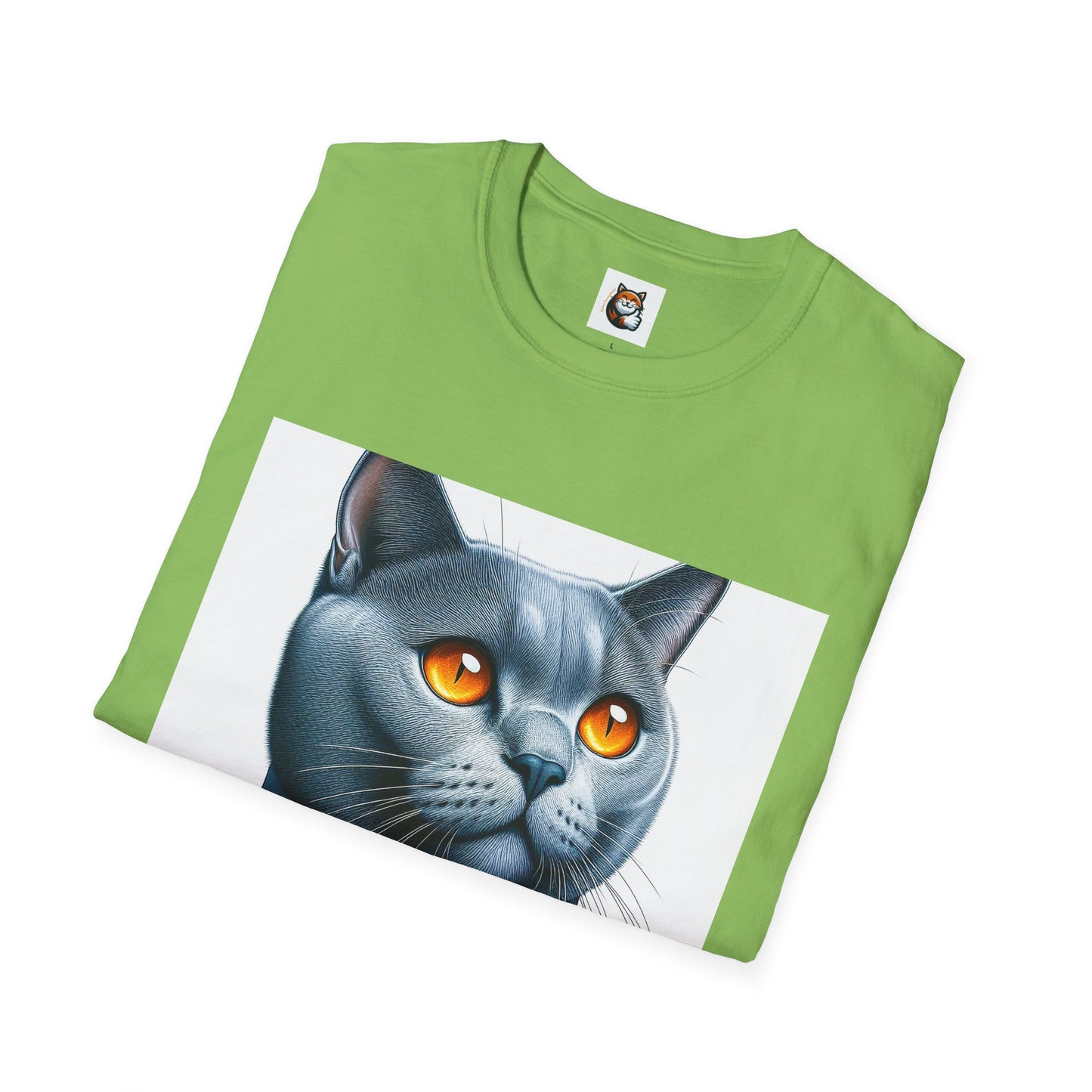 Russian Blue Cat suit and tie  T-Shirt