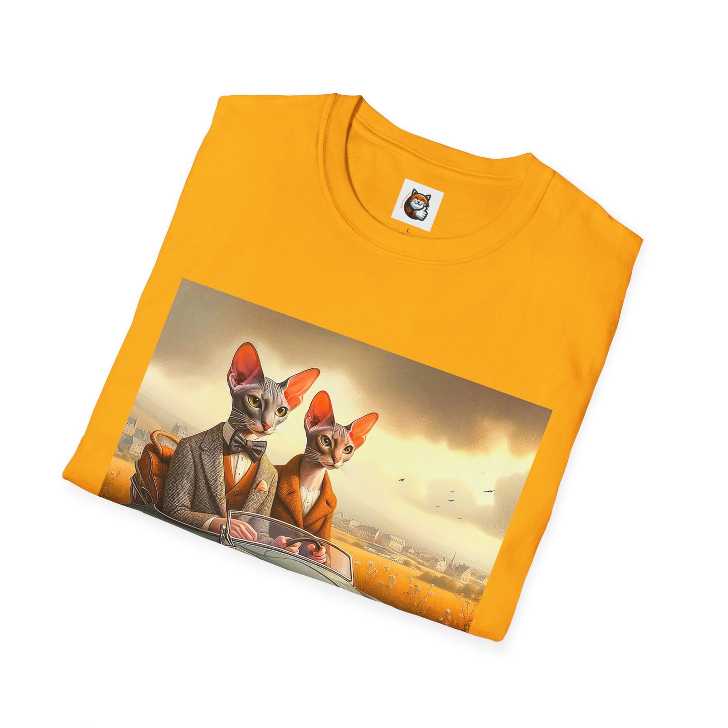 Wacky Oriental Shorthair Unisex Softstyle T-Shirt