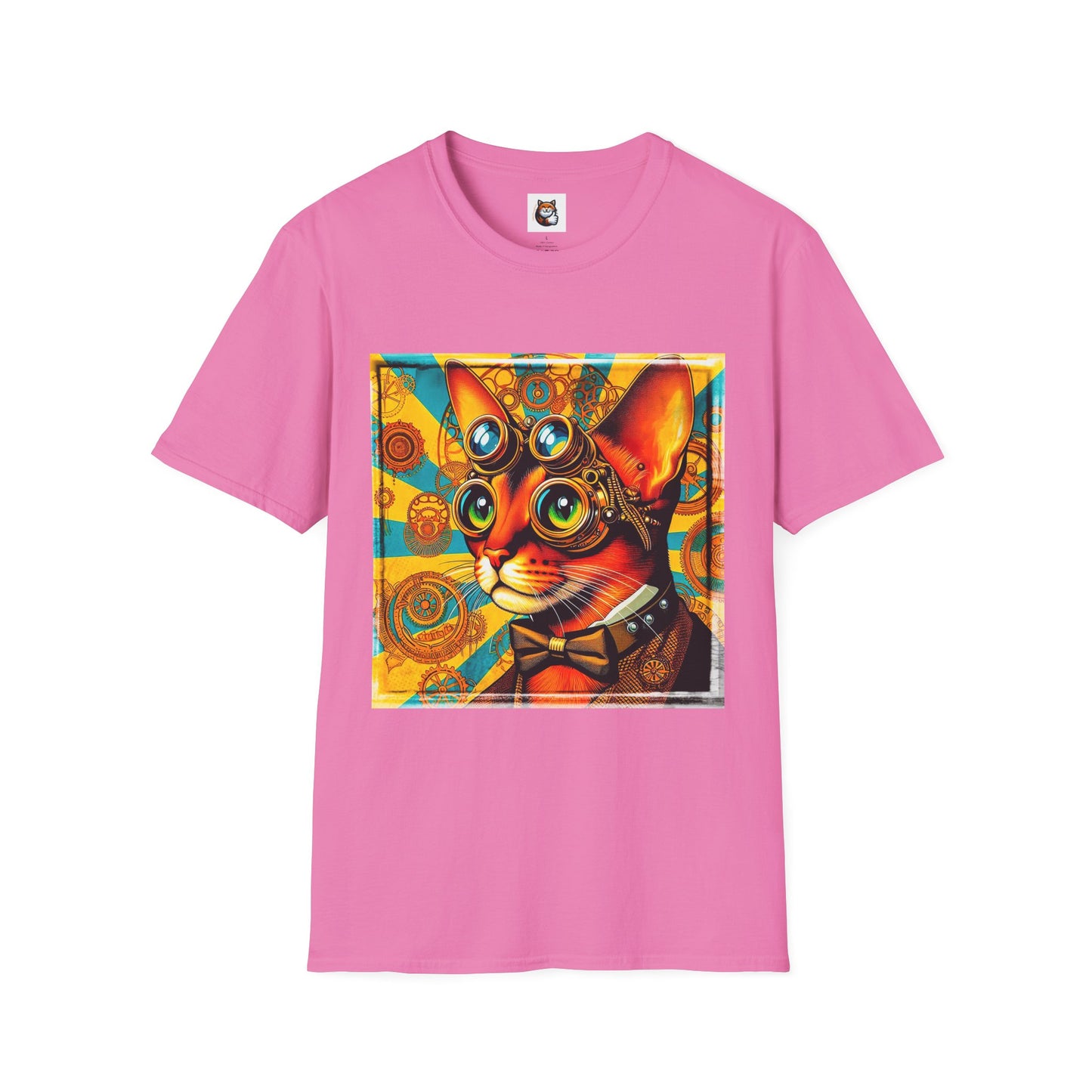 Abyssinian Unisex  steam punk Softstyle T-Shirt