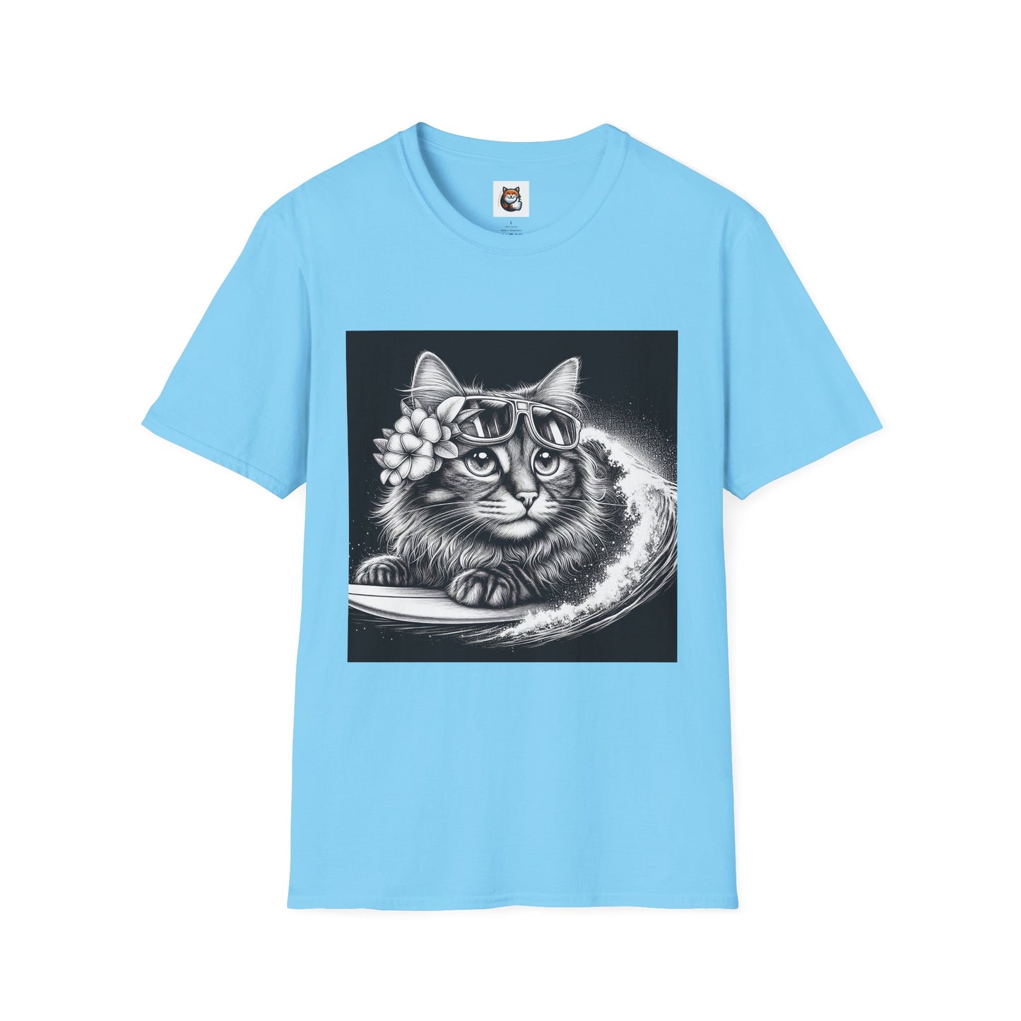 Domestic Cat black and white  T-Shirt