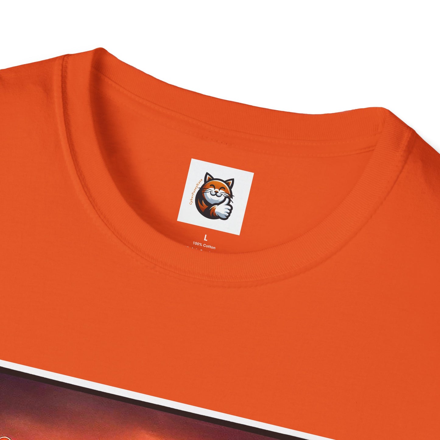 Wacky  Devon Rex Cats driving  Unisex Softstyle T-Shirt
