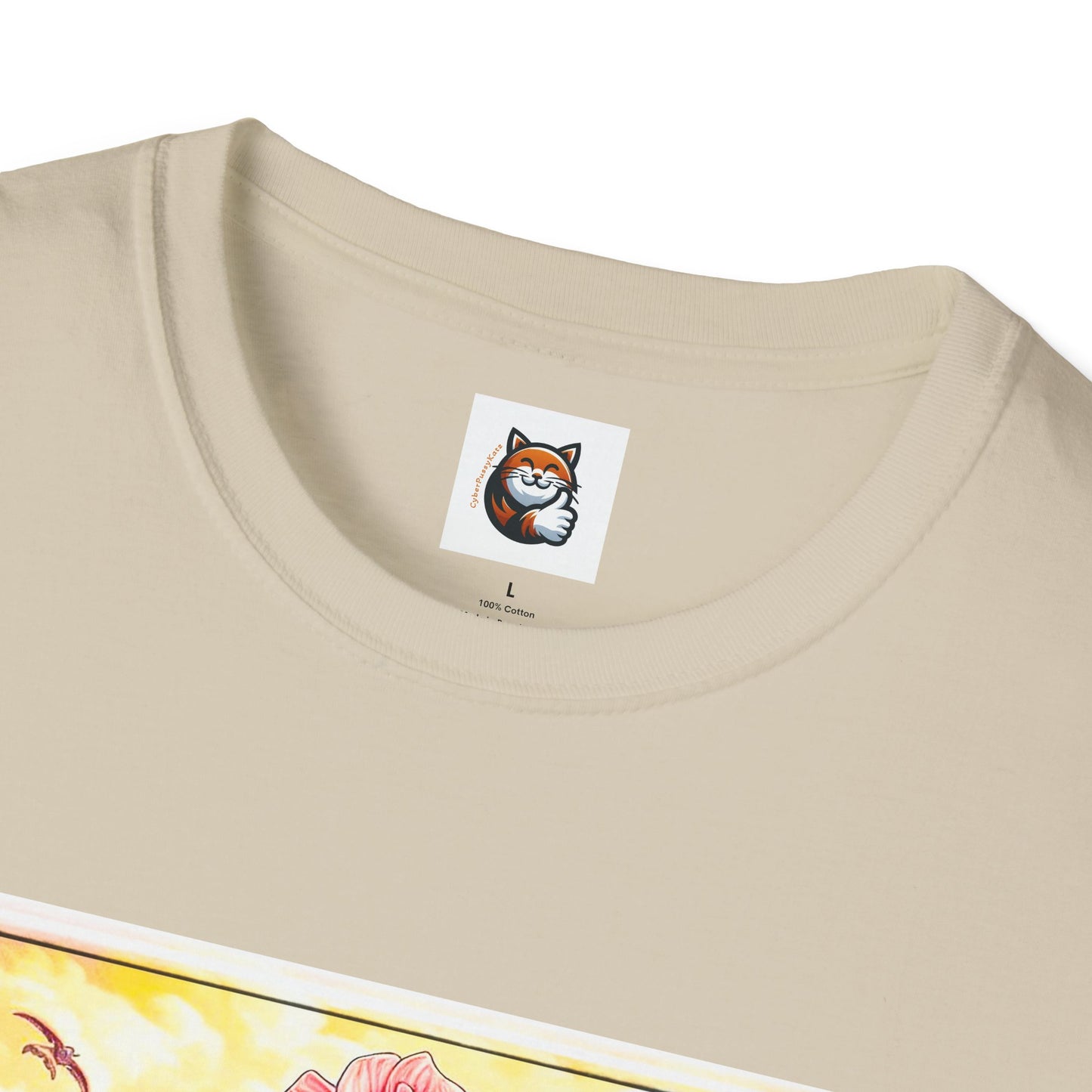 British Shorthair pretty surfer girl Softstyle T-Shirt