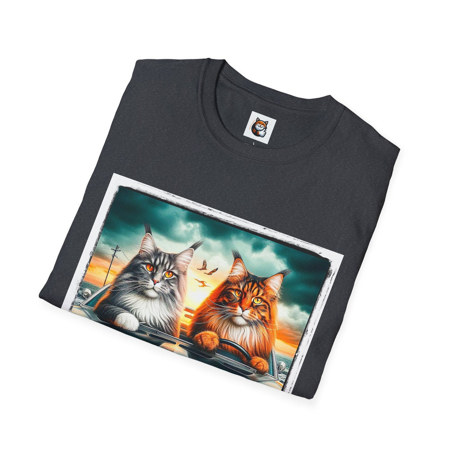 Wacky Maine Coon Unisex Softstyle T-Shirt