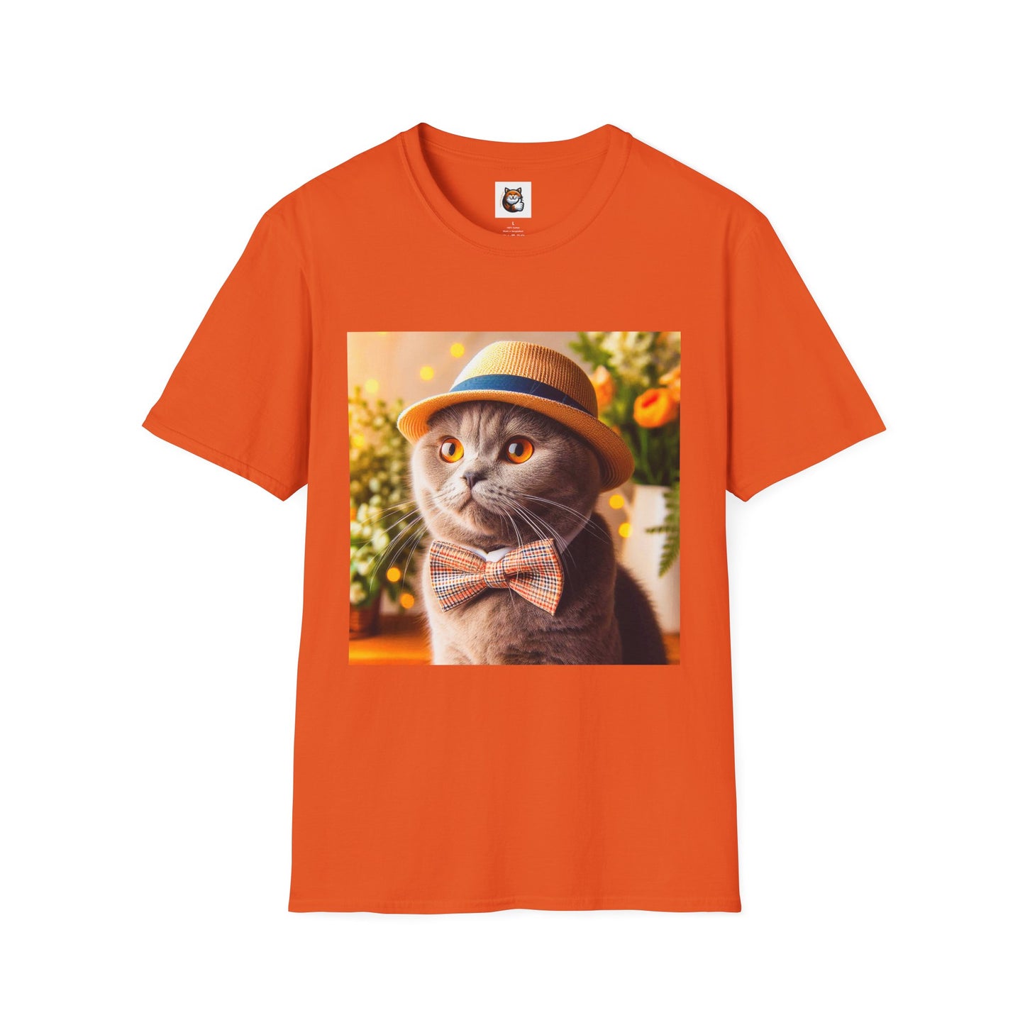 Scottish Fold Cat top hat T-Shirt