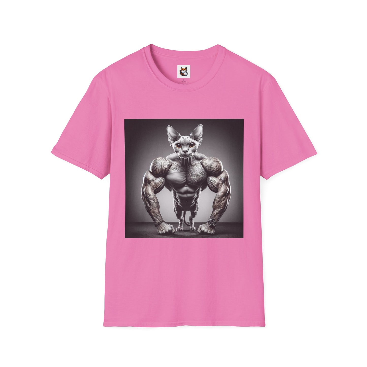 Devon Rex Cat Unisex Softstyle T-Shirt