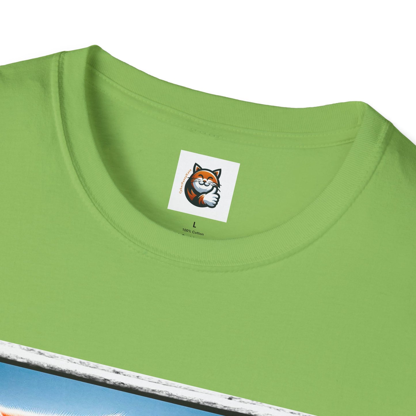 Wacky Exotic Shorthair Cat Unisex Softstyle T-Shirt