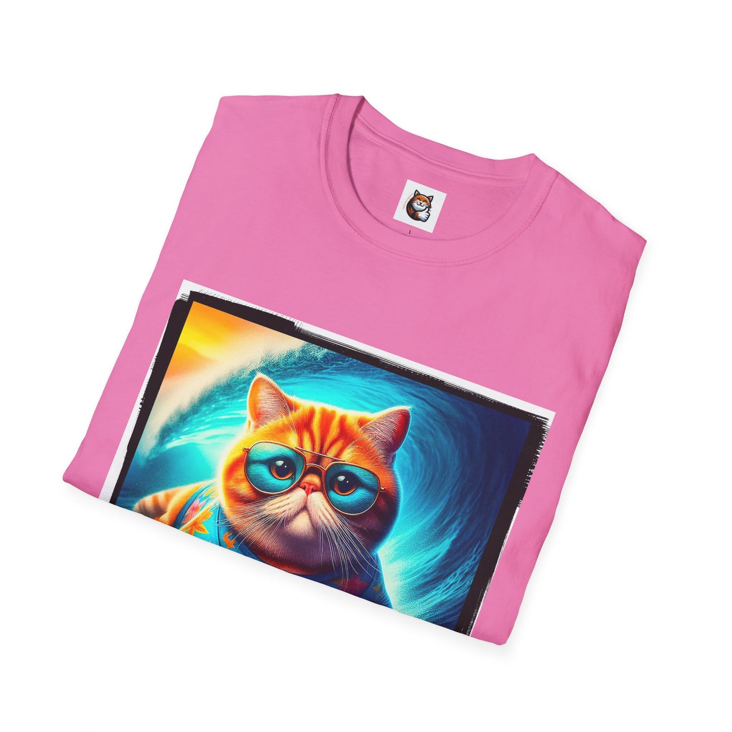 Exotic Shorthair Cat Unisex Softstyle T-Shirt