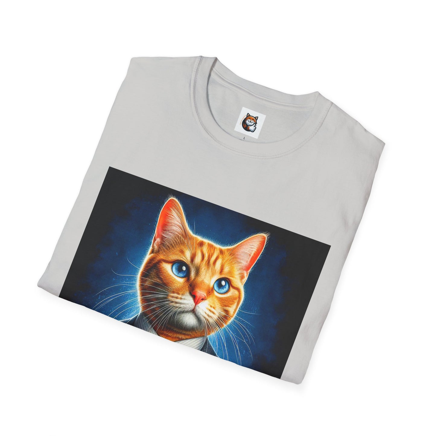 Domestic Cat Unisex suit and tie T-Shirt