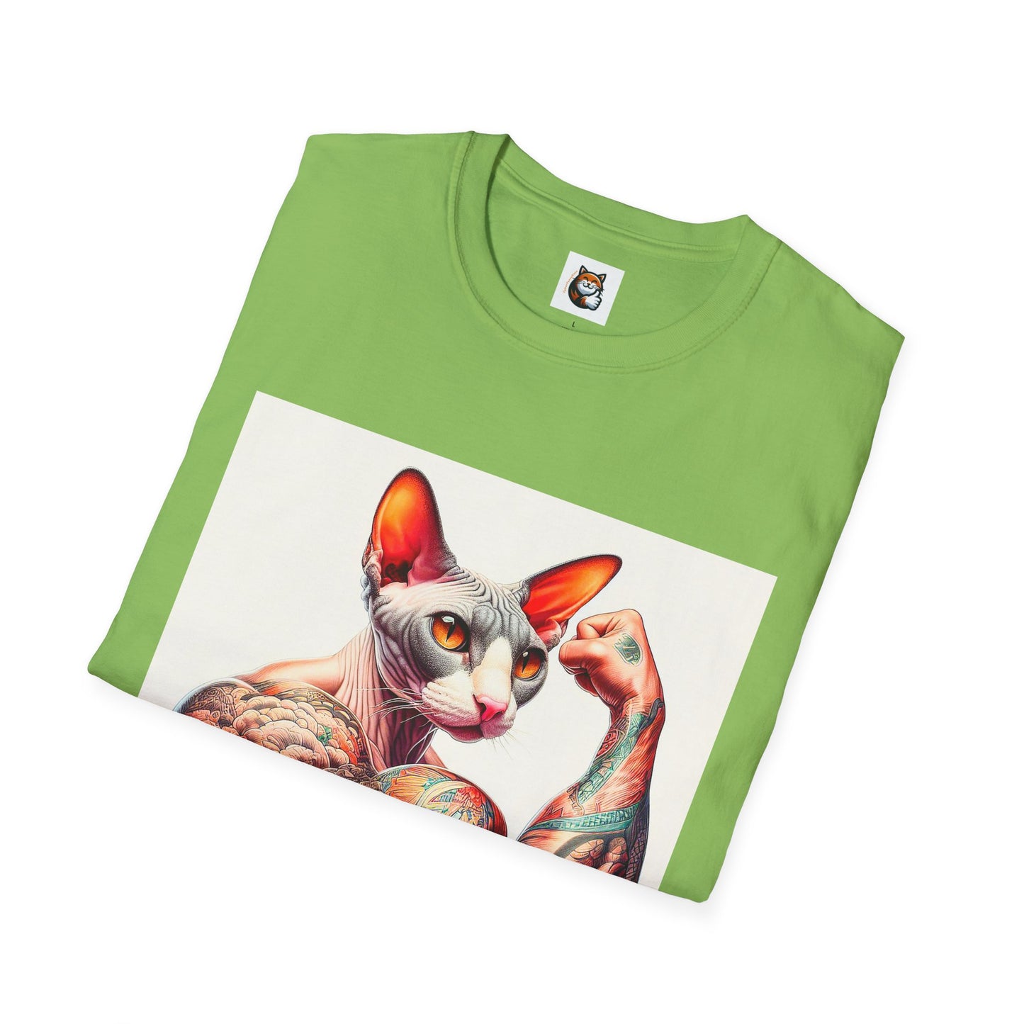 Cornish Rex Cat muscles  T-Shirt